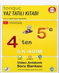 Tonguç Akademi 4`ten 5`e Hazırlık Kitabı - Tonguç Akademi