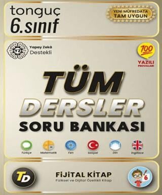 Tonguç Akademi 6. Sınıf Tüm Dersler Soru Bankası - 1