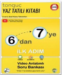 Tonguç Akademi 6`dan 7`ye Hazırlık Kitabı - Tonguç Akademi