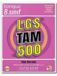 Tonguç Akademi 8. Sınıf LGS Tüm Dersler Fijital Tam 500 Soru Bankası - Tonguç Akademi