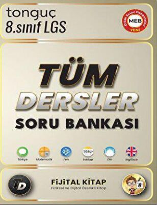 Tonguç Akademi 8. Sınıf Tüm Dersler Soru Bankası - 1