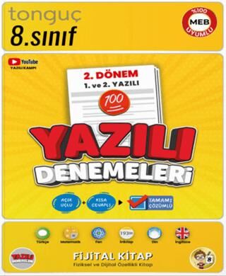8. Sınıf Yazılı Denemeleri 2. Dönem 1 ve 2. Yazılı - 1