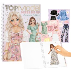 Top Model Büyük Boy Çıkartma Kitabı Yaz Hissi - TOP MODEL