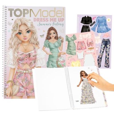 Top Model Büyük Boy Çıkartma Kitabı Yaz Hissi - 1