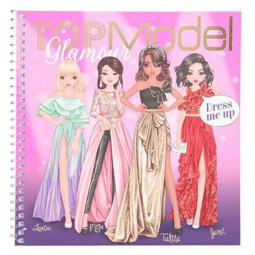 Top Model Dress Me Up Stickerbook Glamour