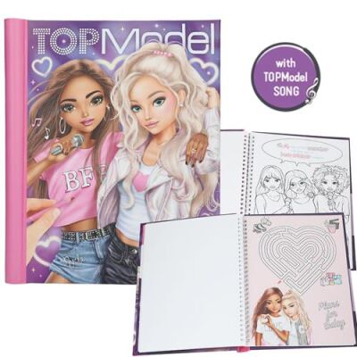 Top Model Işıklı&Sesli Boyama Kitabı - 1