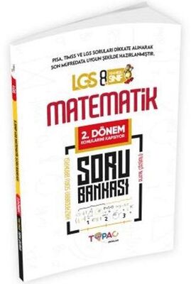 Topaç Yayınları 2025 8. Sınıf LGS Matematik 2. Dönem Soru Bankası - 1