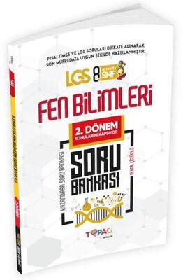 Topaç Yayınları 2025 8.Sınıf LGS Fen Bilimleri 2. Dönem Soru Bankası - 1