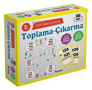 Toplama Çıkarma 9 Yaş Dört İşlem Kartlar - Teleskop Popüler Bilim