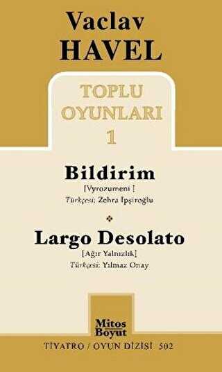Toplu Oyunları 1 : Bildirim - Largo Desolato - Mitos Boyut Yayınları