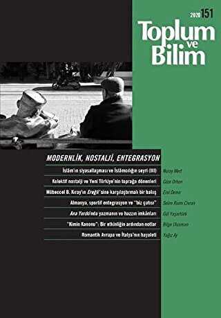 Toplum ve Bilim Dergisi Sayı: 151 - İletişim Yayınevi