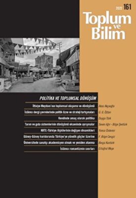 Toplum ve Bilim Dergisi Sayı: 161 - 1