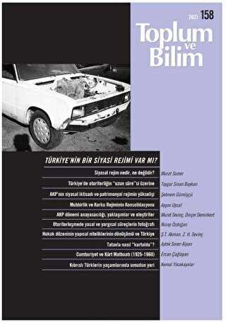Toplum ve Bilim Sayı: 158 - 1