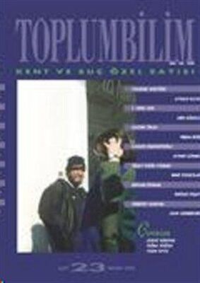 Toplumbilim Sayı 23 - Kent ve Suç Özel Sayısı - 1