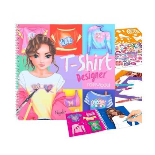 Topmodel T-Shirt Designer Colouring Book