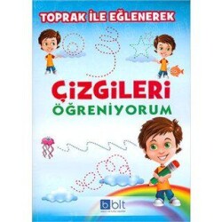 Toprak İle Eğlenerek Çizgileri Öğreniyorum - Bulut Eğitim ve Kültür Yayınları