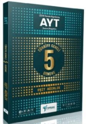 Toprak Yayıncılık AYT Eşit Ağırlık 5 li Paket Deneme - 1