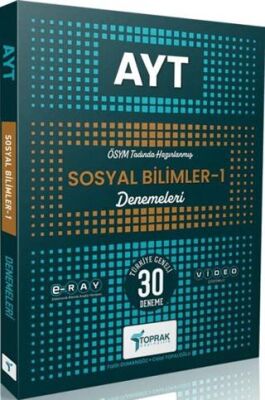 Toprak Yayıncılık AYT Sosyal Bilimler 1 Deneme - 1
