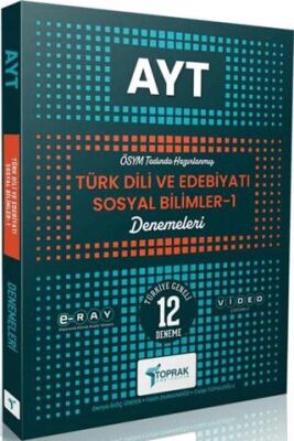 Toprak Yayıncılık AYT Türk Dili ve Edebiyatı Sosyal Bilimler 1 Deneme - 1