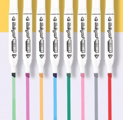 Touch Marker 12Li Çift Uçlu Marker Kalem Seti - 3