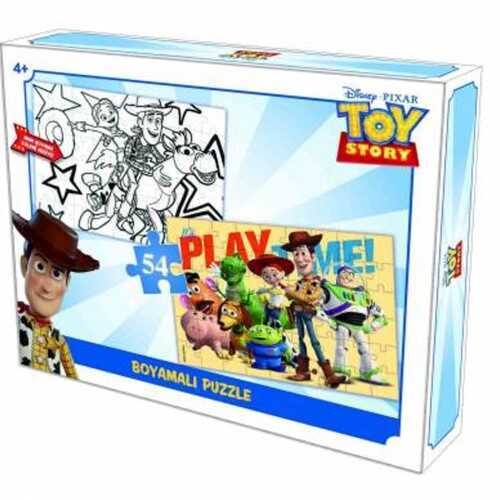 Toy Story 54 Parça Boyamalı Puzzle