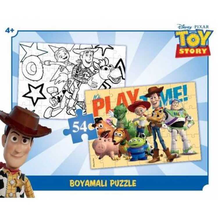 Toy Story 54 Parça Boyamalı Puzzle
