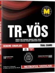 Metropol Yayıncılık TR YÖS Deneme Sınavları İleri Seviye 10 Fasikül Deneme - Metropol Yayıncılık
