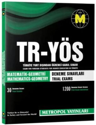TR YÖS Matematik Geometri Deneme Sınavları - 1