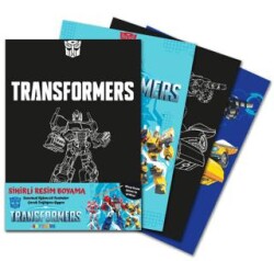 Transformers Sihirli Resim Boyama – Ahşap Kalem Hediyeli - Artenino Yayıncılık