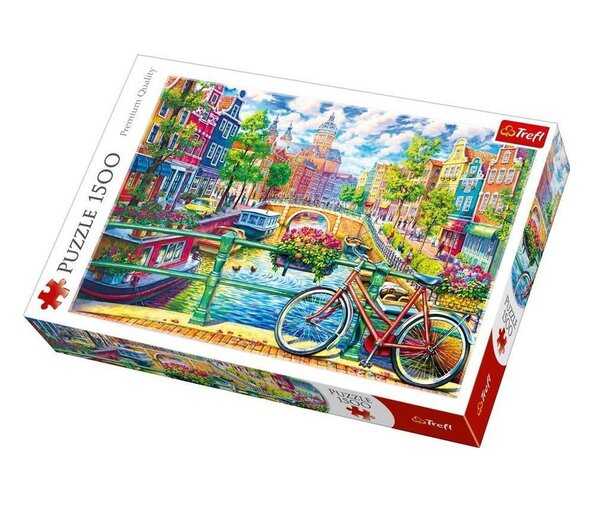 Trefl Puzzle 1500 Parça Amsterdam Canal