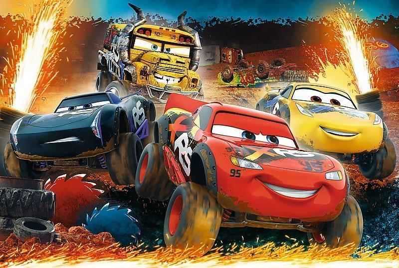 Trefl Puzzle Çocuk 100 Parça Extreme Race Disney Cars 3