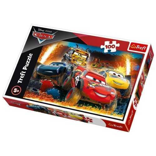 Trefl Puzzle Çocuk 100 Parça Extreme Race Disney Cars 3