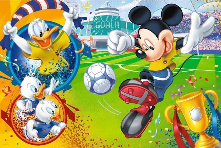 Trefl Puzzle Çocuk 100 Parça Mickey Mouse On The Field