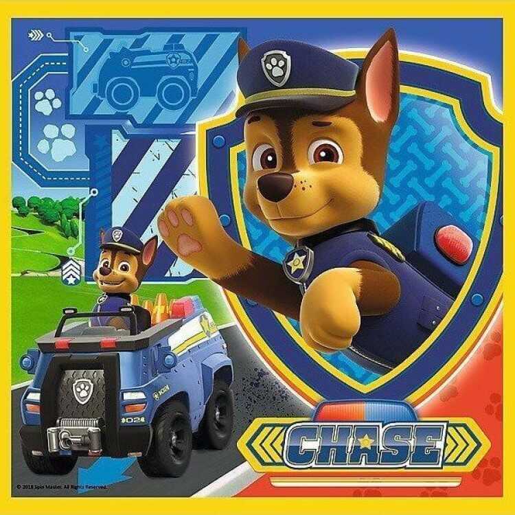 Trefl Puzzle Çocuk 106 Parça Paw Patrol Marshall Rubble And Chase 3lü