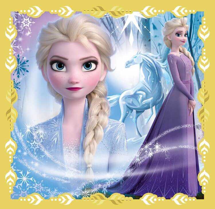 Trefl Puzzle Çocuk 106 Parça The Power of Anna and Elsa Frozen II 3lü