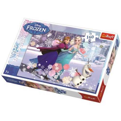 Trefl Puzzle Çocuk 160 Parça Frozen Ice Skating Disney