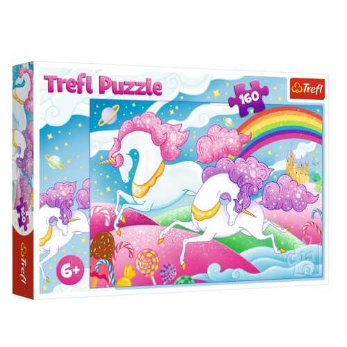 Trefl Puzzle Çocuk 160 Parça Galloping Unicorns