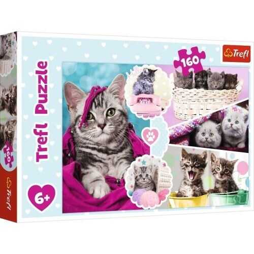 Trefl Puzzle Çocuk 160 Parça Lovely Kittens