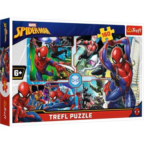Trefl Puzzle Çocuk 160 Parça Spiderman To The Rescue