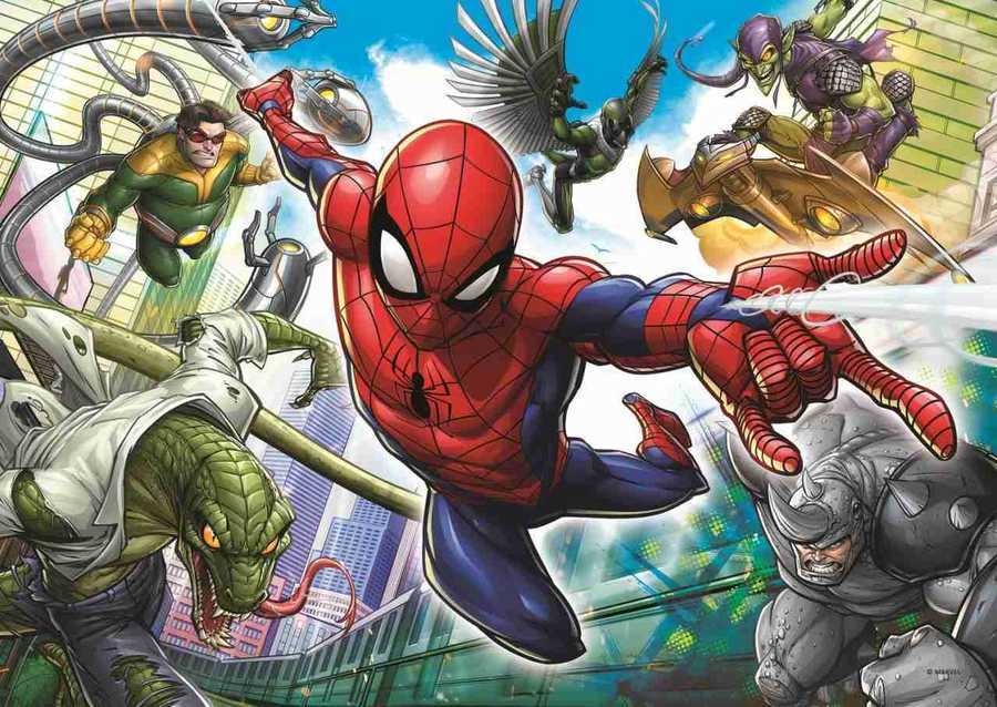 Trefl Puzzle Çocuk 200 Parça Spiderman Born To Be A Superhero Marvel