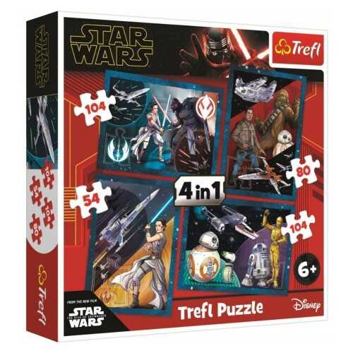 Trefl Puzzle Çocuk 207 Parça Star Wars Episode IX Feel The Force 4lü