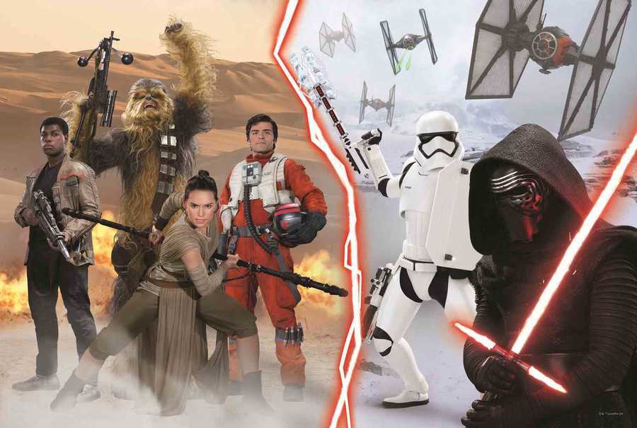 Trefl Puzzle Çocuk 260 Parça Star Wars Episode VII: Force Awakens Two Sides