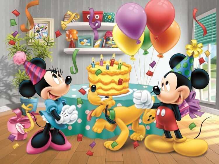 Trefl Puzzle Çocuk 30 Parça Mickey Mouse Friends Birthday Cake
