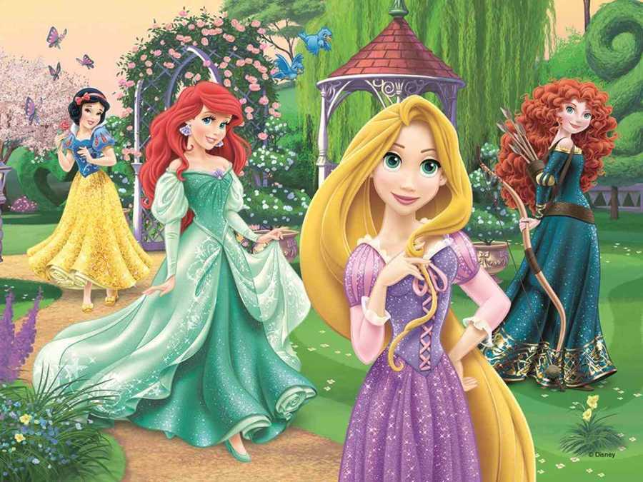 Trefl Puzzle Çocuk 30 Parça Rapunzel Merida Ariel And Snow White Disney