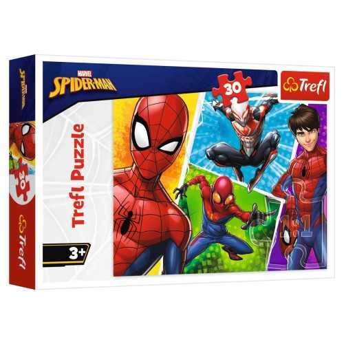 Trefl Puzzle Çocuk 30 Parça Spiderman and Miguel Disney Marvel Spid