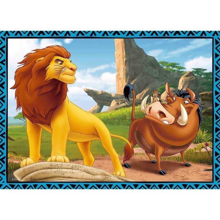 Trefl Puzzle Çocuk 4In1 Disney The King Lion