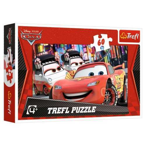 Trefl Puzzle Çocuk 60 Parça Cars Tokyo Disney