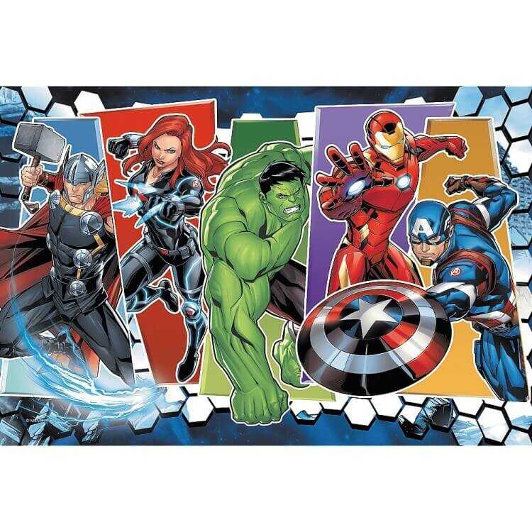Trefl Puzzle Çocuk 60 Parça Disney Marvel The Avengers Invincible