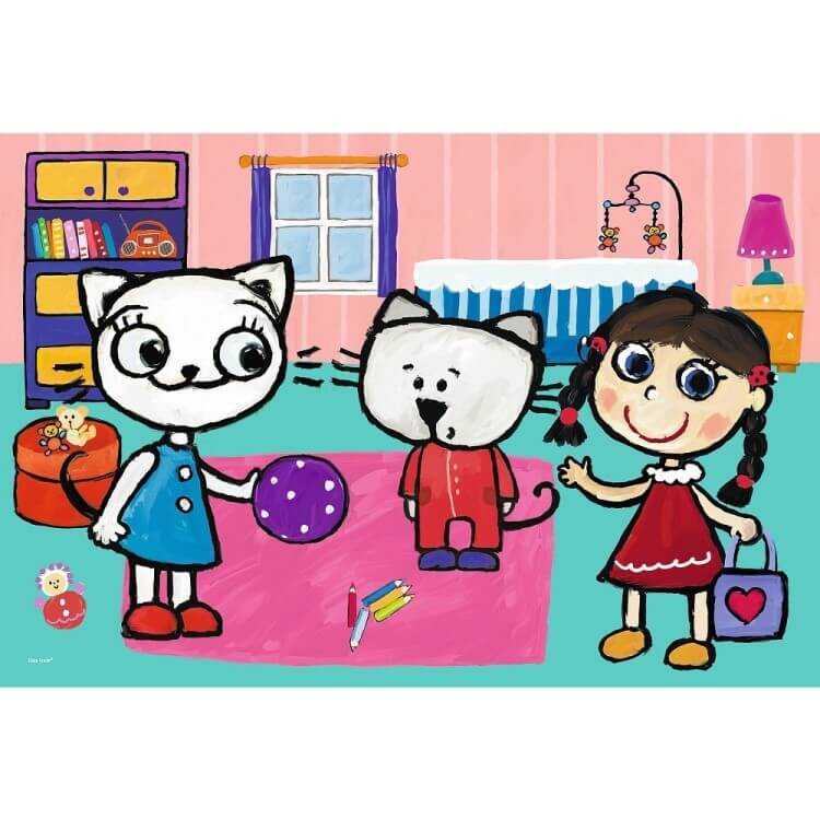 Trefl Puzzle Çocuk 60 Parça Kicia Kocia Kitty Cat With Friends