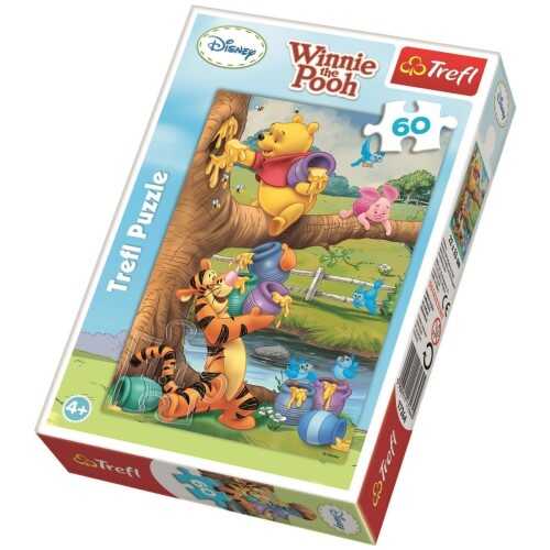 Trefl Puzzle Çocuk 60 Parça Winnie The Pooh Disney